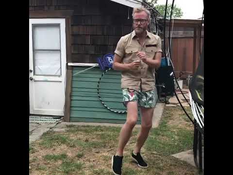Matt Berninger dancing on Happy Mondays