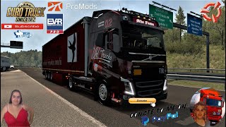 Euro Truck Simulator 2 (1.39) 

Volvo FH IV Generation[1.39] by Nikola EVR Engine Sound Croatia Promods map v2.51 Kögel Trailer by TZ Express Animated gates in companies v3.7 [Schumi] Real Company Logo v1.0 [Schumi] Company addon v1.8 [Schumi] Trailers and Cargo Pack by Jazzycat Motorcycle Traffic Pack by Jazzycat FMOD ON and Open Windows Naturalux Graphics and Weather Spring Graphics/Weather v3.6 (1.38) by Grimes Test Gameplay ITA Europe Reskin v1.0 + DLC's & Mods

For Donation and Support my Channel
https://paypal.me/isabellavanelli?loc...

SCS Software News Iberian Peninsula Spain and Portugal Map DLC Planner...2020
https://www.youtube.com/watch?v=NtKeP...
Euro Truck Simulator 2 Iveco S-Way 2020
https://www.youtube.com/watch?v=980Xd...
Euro Truck Simulator 2 MAN TGX 2020 v0.5 by HBB Store
https://www.youtube.com/watch?v=HTd79...

All my mods I use in the video
Promods map v2.51
https://www.promods.net/setup.php
Traffic mods by Jazzycat
https://sharemods.com/hh8z6h9ym82b/pa...
https://sharemods.com/lpqs4mjuw3h6/ai...
https://ets2.lt/en/painted-bdf-traffi...
https://sharemods.com/eehcavh87tz9/bu...
Graphics mods
https://download.nlmod.net/
https://grimesmods.wordpress.com/2017...
Europe Reskin
https://forum.scssoft.com/viewtopic.p...
Trailers pack
https://ets2.lt/en/trailers-and-cargo...
https://tzexpress.cz/
Others mods
Company addon v1.8 [Schumi]
https://forum.scssoft.com/viewtopic.p...
Real Company Logo v1.3 [Schumi]
https://forum.scssoft.com/viewtopic.p...
Animated gates in companies v3.8 [Schumi
https://forum.scssoft.com/viewtopic.p...

#TruckAtHome #covid19italia
Euro Truck Simulator 2   
Road to the Black Sea (DLC)   
Beyond the Baltic Sea (DLC)  
Vive la France (DLC)   
Scandinavia (DLC)   
Bella Italia (DLC)  
Special Transport (DLC)  
Cargo Bundle (DLC)  
Vive la France (DLC)   
Bella Italia (DLC)   
Baltic Sea (DLC)
Iberia (DLC) 

American Truck Simulator
New Mexico (DLC)
Oregon (DLC)
Washington (DLC)
Utah (DLC)
Idaho (DLC)
Colorado (DLC)
   
I love you my friends
Sexy truck driver test and gameplay ITA

Support me please thanks
Support me economically at the mail
vanelli.isabella@gmail.com

Roadhunter Trailers Heavy Cargo 
http://roadhunter-z3d.de.tl/
SCS Software Merchandise E-Shop
https://eshop.scssoft.com/

Euro Truck Simulator 2
http://store.steampowered.com/app/227...
SCS software blog 
http://blog.scssoft.com/

Specifiche hardware del mio PC:
Intel I5 6600k 3,5ghz
Dissipatore Cooler Master RR-TX3E 
32GB DDR4 Memoria Kingston hyperX Fury
MSI GeForce GTX 1660 ARMOR OC 6GB GDDR5
Asus Maximus VIII Ranger Gaming
Cooler master Gx750
SanDisk SSD PLUS 240GB 
HDD WD Blue 3.5" 64mb SATA III 1TB
Corsair Mid Tower Atx Carbide Spec-03
Xbox 360 Controller
Windows 10 pro 64bit