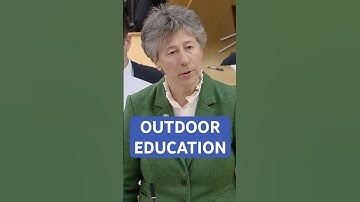 👏🏼Liz Smith MSP’s Outdoor Education Bill moves one step closer to becoming law.