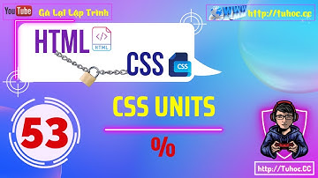 53. CSS Relative Lengths | Đơn vị % Giải thích chi tiết về đơn vị tương đối CSS  Relative Lengths