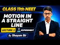 Motion in 1 straight line Complete Lecture 2🔥Class 11 Physics NEET 2026#Hilbrt physics academy