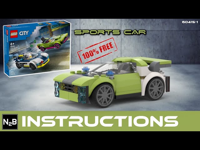 ノア Lego 60415 alternate build 1 🔥 SPORTS CAR 💣 FREE instructions