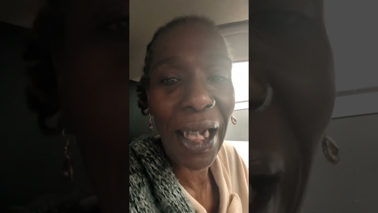 Pain behind the smile.