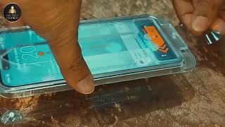 CZARTECH Auto Align Tempered Glass Guard for iPhone 15 Pro Max Edge to Edge Screen Protector #iphone