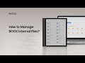 How to Manage BOOX Internal Files? - BOOX Tutorial Ep16