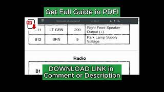 [DIAGRAM] 2009 Chevy Malibu Radio Wiring Diagram