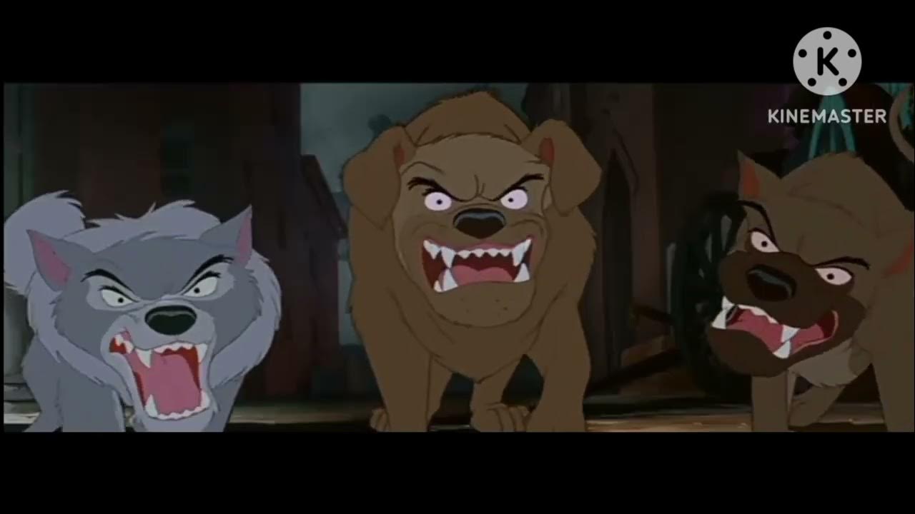 Lady and the Tramp (1955) Tramp Defends Lady YouTube