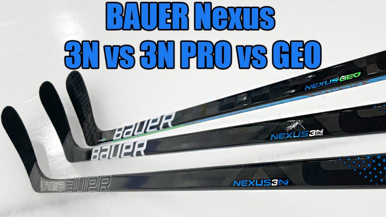 Bauer Nexus 3N vs 3N Pro vs GEO Review - Which hockey stick should you buy?  - YouTube