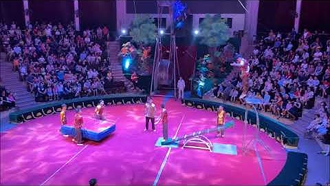 Tiết mục Nhảy Cầu đồng đội - Đón Trung Thu 2020- Trường Nghệ thuật Xiếc và Tạp kỹ Việt Nam 30-9-2020