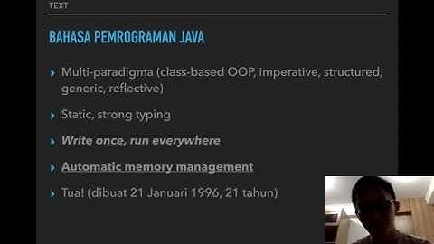 Pengenalan Ekosistem Java