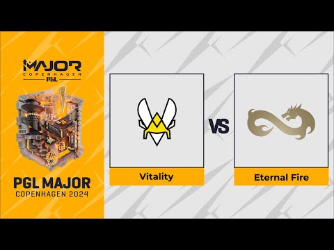 Vitality проти Eternal Fire | Мапа 1 Inferno | PGL CS2 MAJOR COPENHAGEN 2024 - Elimination Stage