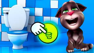 Talking Tom 🐱 ¡El Peor Día en el Baño! | Super Toons TV - Mejores dibujos animados