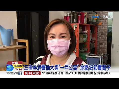 三倍券商機! 台中台南抽獎送豪宅吸引買氣│中視新聞 20200701