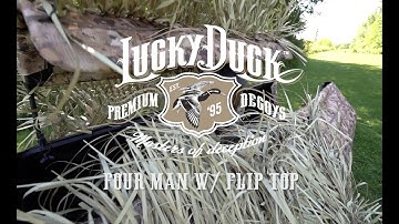 Waterfowl Blind That Fits 4 Hunters | Lucky Duck Decoys