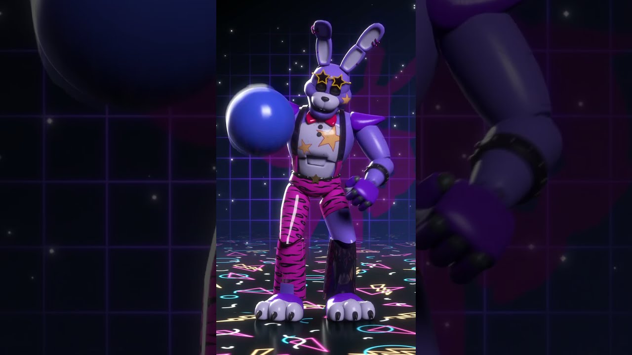 Make Bonnie Glam Rock de Five Nights at Freddys 💜 #fnaf #fivenightsa