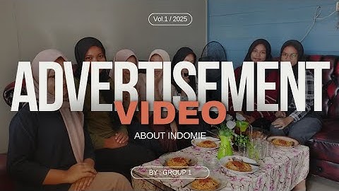 Advertisement Video about Indomie Kriukk | By Group 1 | X Accounting 4