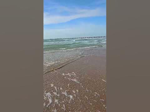 Анапа. Море. Песчаный пляж Буревестник - YouTube