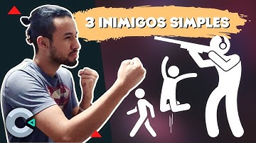 Como fazer 3 tipos de inimigos (patrulheiro, saltador e atirador) - C3