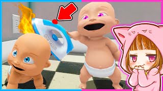 【 Part3 】赤ちゃんがアイロンを使うとどうなる？？✨👶【 Who's Your Daddy 】【ゲーム実況】