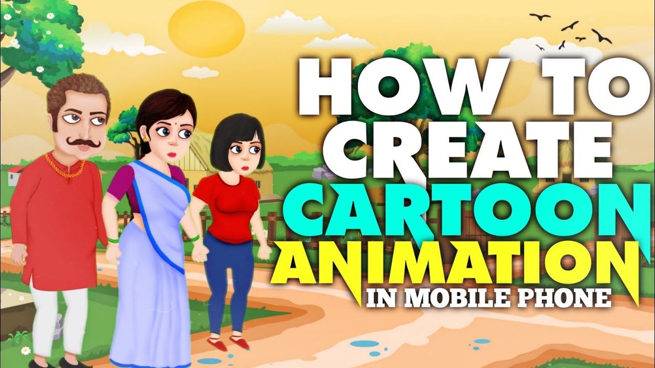 SIMPLE WAY TO MAKE CARTOON ANIMATION VIDEOS | Cartoon Videos Kaise ...