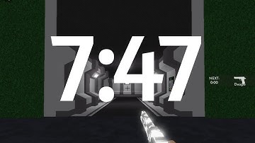 7:47 Speedrun Full Run(Roblox Arsenal) Night Edge Event