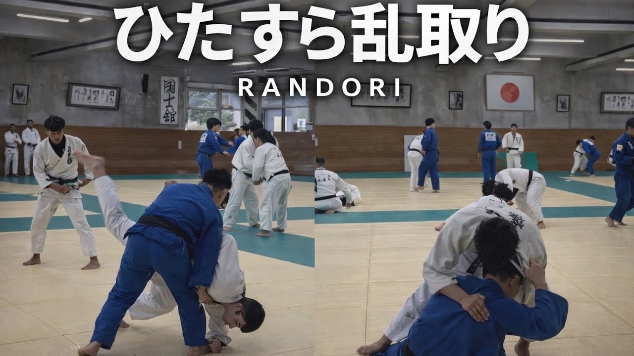 ひたすら乱取り/Just randori, nonstop