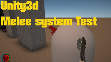 Unity3d Melee System test