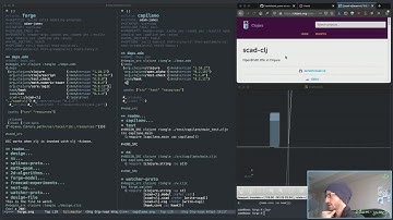 3D CAD Design Work and Scripting - Clojure dev. VOD 113
