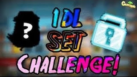 GROWTOPIA | 1DL SET CHALLENGE | ft. Xinfinitypro