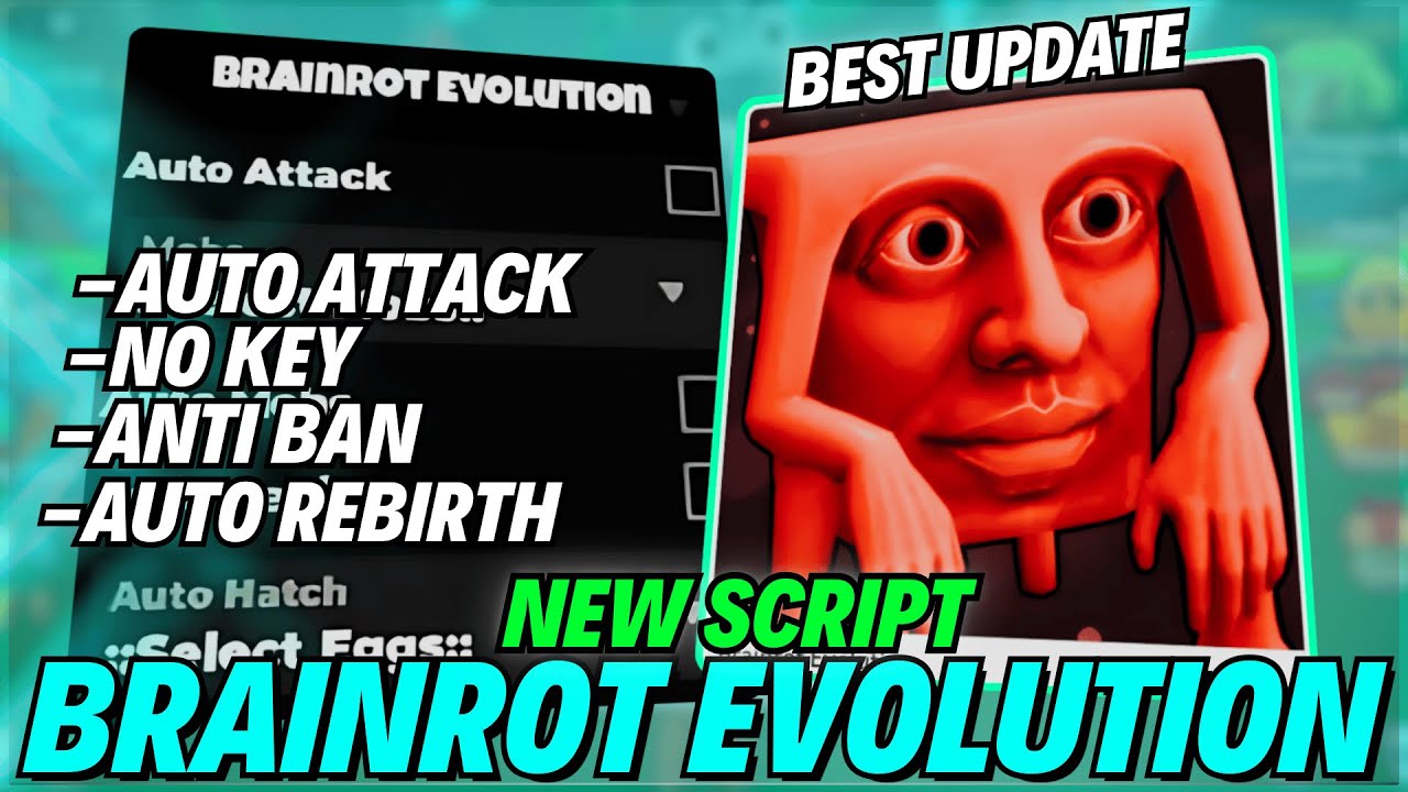 🧠[ NEW ] Brainrot Evolution Roblox Script 2025 – Auto Attack, Rebirth ...