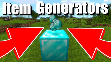 How To Make Item Generators in MCPE 1.17! - Minecraft Bedrock Edition! (MoneyWars/BedWars Generator)