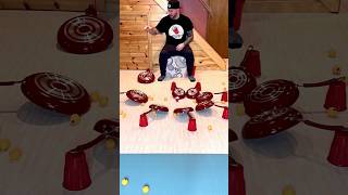 Satisfying Ping Pong Ball Trick Shots #Shorts #Trickshots #Trickshot