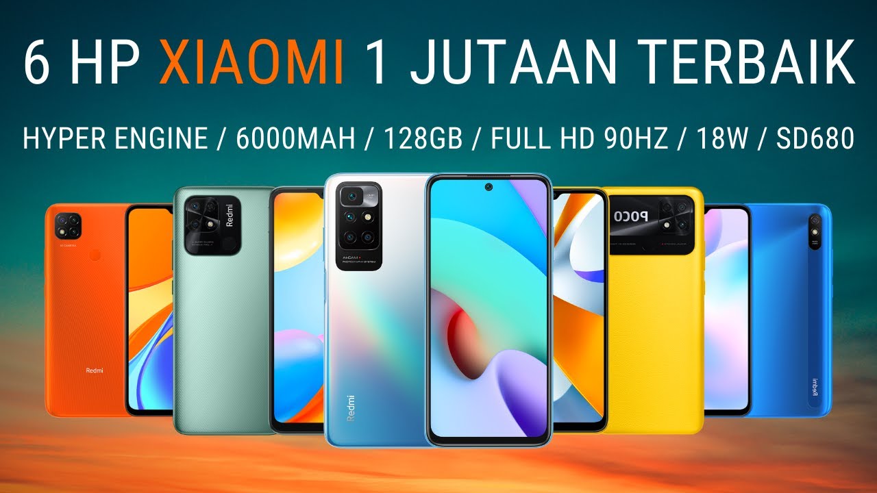SPEK XIAOMI MEMANG NGERI !! HYPER ENGINE,6000MAH,90Hz, HP XIAOMI HARGA ...
