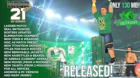 how to download wr3d 2k22 mod with real enterance in 100 mb