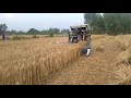 Bcs tractor mounted reaper binder of italian company bcs at hoshiarpur