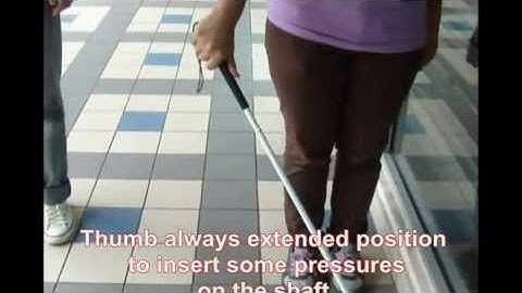 White Cane Technique-Diagonal Technique