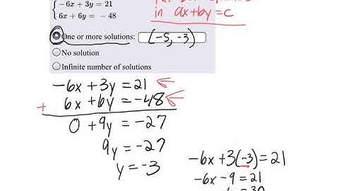Solving Linear Systems video 2