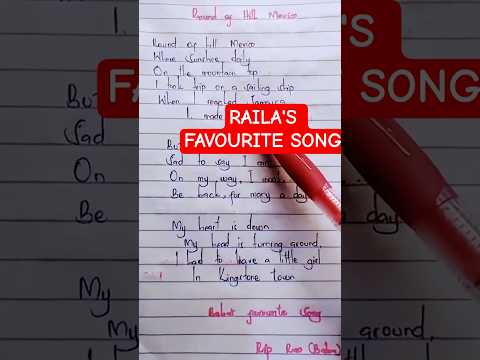 RAILA S FAVOURITE SONG