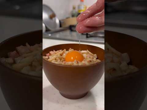 30kg痩せた男が食べているワサビ醤油カマボコ丼の作り方！#shorts #short