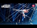 Эквилибрист из Cirque du Soleil поразил сложностью трюков – Україна має талант 2021 – Выпуск 4