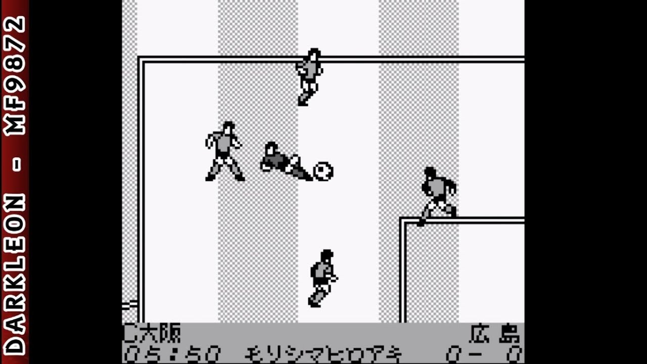 Game Boy - J.League Live '95 © 1995 Electronic Arts Victor - Gameplay