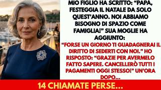 “Non fai più parte della vera famiglia!” disse mio figlio a Natale—così quella notte cancellai tutt…