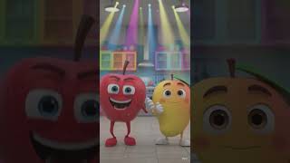 #apple and #fruitanimationmango ka funny dance #viral #lifeisbutadream #funny #cartoon