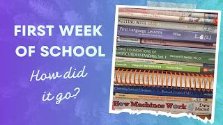 First Week of School for 2nd & 5th Grade | Schedule Changes & First Impressions | Secular Homeschool