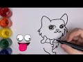 Bolalar Uchun mushuk rasm chizish | Drawing cat for children | Сурет салуу КОШКА Рисование для детей