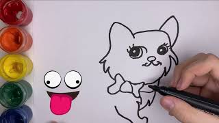 Bolalar Uchun mushuk rasm chizish | Drawing cat for children | Сурет салуу КОШКА Рисование для детей