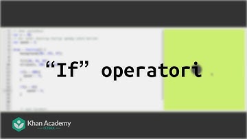 “If” operatori | JavaScript asoslari: chizish va animatsiya | Dasturlash | Khan Academy Oʻzbek