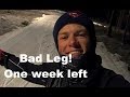 Bad leg! One week left | Vlog 45²