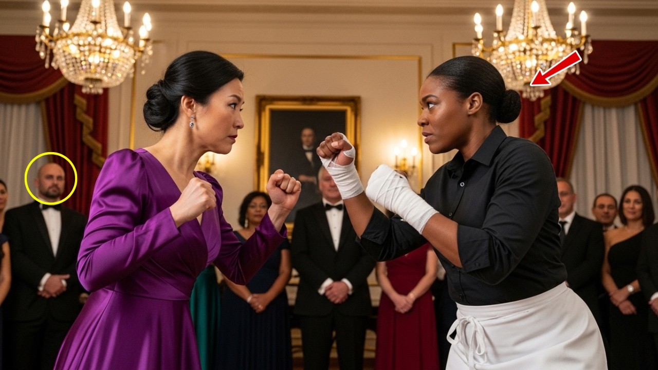 Korea Mafia Boss’ Fiancée Challenged The Black Maid—Unaware She Was A Ruthless UFC Boxer