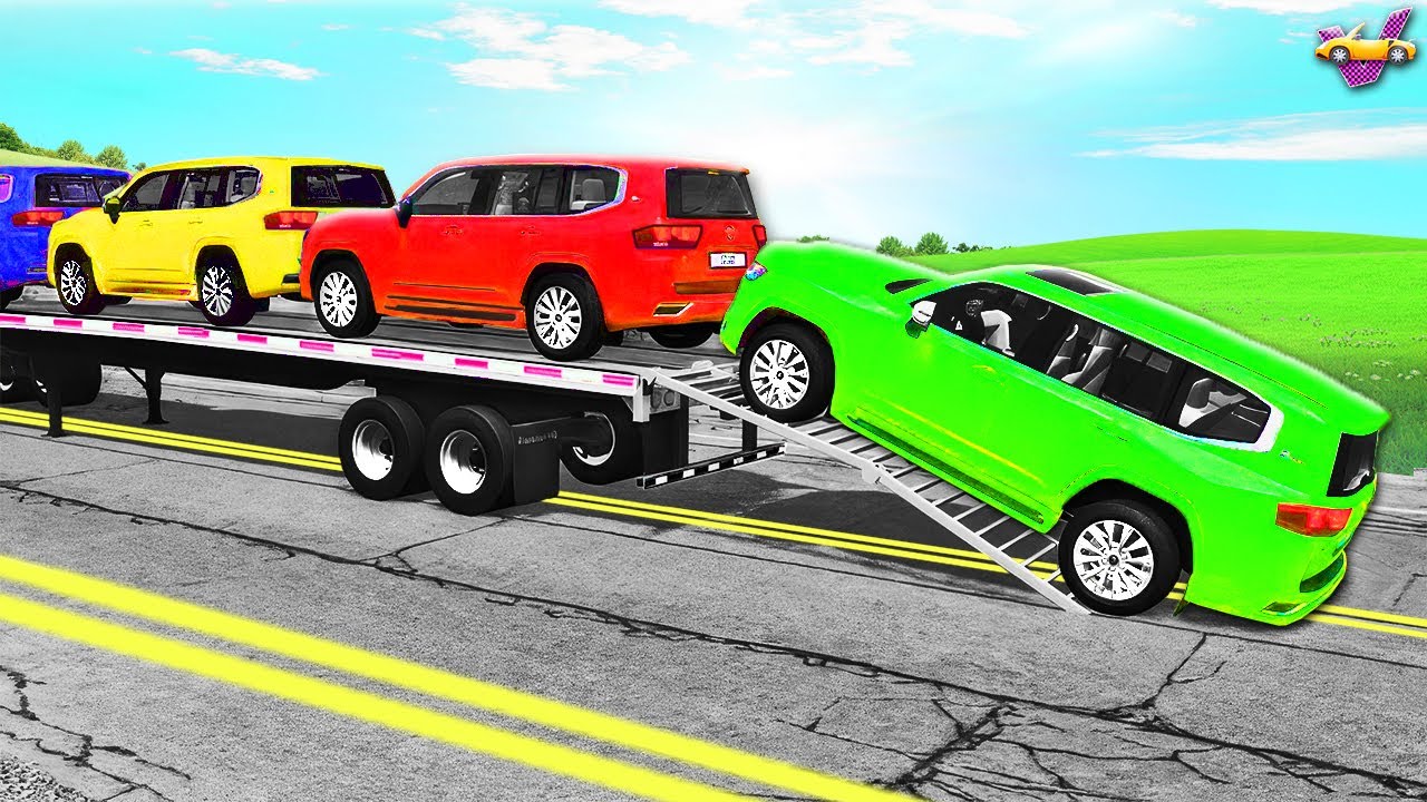 BIG Loaded Truck vs Speed Bumps – Funny Crashes + Satisfying Physics – BeamNG Ep.3 🛻